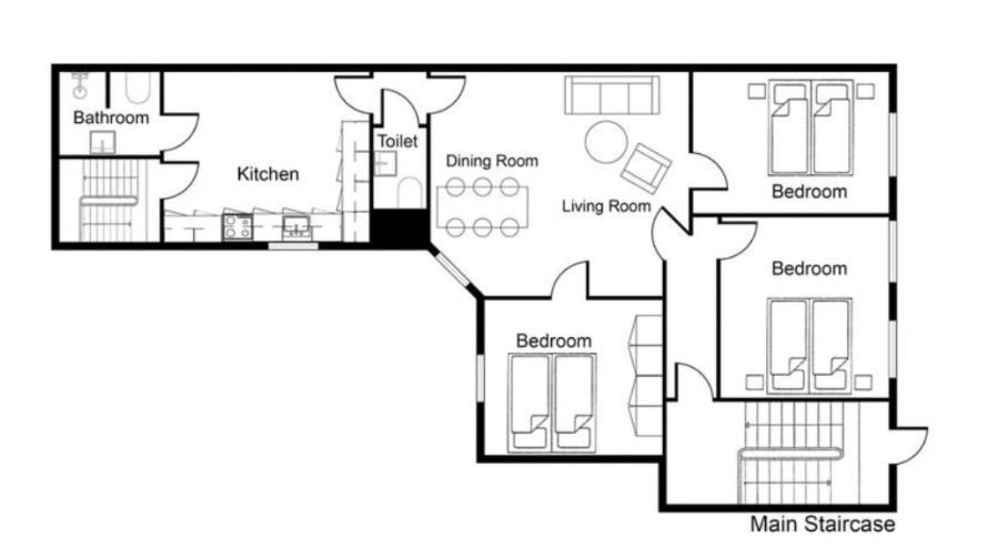 Xl Flat W 3 Bedrooms By Kings Garden In Cph City Köpenhamn Exteriör bild